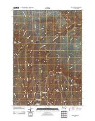 Brady Creek Oregon Historical topographic map, 1:24000 scale, 7.5 X 7.5 Minute, Year 2011