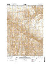Brady Creek Oregon Current topographic map, 1:24000 scale, 7.5 X 7.5 Minute, Year 2014