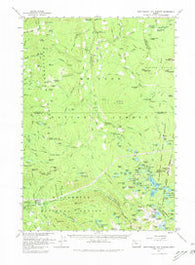 Breitenbush Hot Springs Oregon Historical topographic map, 1:62500 scale, 15 X 15 Minute, Year 1961