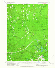 Breitenbush Hot Springs Oregon Historical topographic map, 1:62500 scale, 15 X 15 Minute, Year 1961