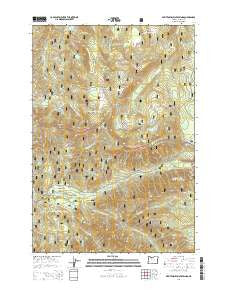 Breitenbush Hot Springs Oregon Current topographic map, 1:24000 scale, 7.5 X 7.5 Minute, Year 2014