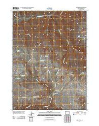Bretz Mine Oregon Historical topographic map, 1:24000 scale, 7.5 X 7.5 Minute, Year 2011