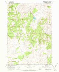 Brewer Reservoir Oregon Historical topographic map, 1:24000 scale, 7.5 X 7.5 Minute, Year 1969
