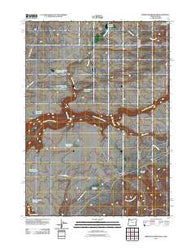 Brewster Reservoir Oregon Historical topographic map, 1:24000 scale, 7.5 X 7.5 Minute, Year 2011
