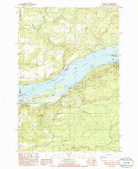 Bridal Veil Oregon Historical topographic map, 1:24000 scale, 7.5 X 7.5 Minute, Year 1986