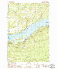 Bridal Veil Oregon Historical topographic map, 1:24000 scale, 7.5 X 7.5 Minute, Year 1986