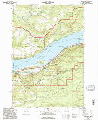 Bridal Veil Oregon Historical topographic map, 1:24000 scale, 7.5 X 7.5 Minute, Year 1994