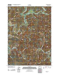 Bridge Oregon Historical topographic map, 1:24000 scale, 7.5 X 7.5 Minute, Year 2011