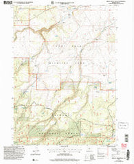Bridge Creek Draw Oregon Historical topographic map, 1:24000 scale, 7.5 X 7.5 Minute, Year 2004