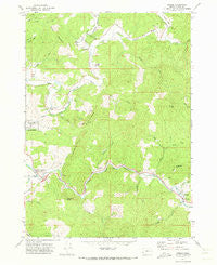 Bridge Oregon Historical topographic map, 1:24000 scale, 7.5 X 7.5 Minute, Year 1971