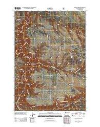 Bridge Creek Oregon Historical topographic map, 1:24000 scale, 7.5 X 7.5 Minute, Year 2011