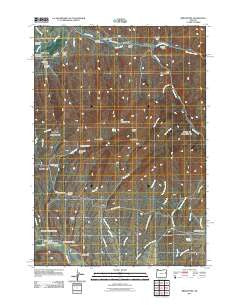 Bridgeport Oregon Historical topographic map, 1:24000 scale, 7.5 X 7.5 Minute, Year 2011