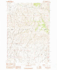 Bridgeport Oregon Historical topographic map, 1:24000 scale, 7.5 X 7.5 Minute, Year 1990