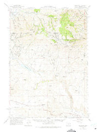 Bridgeport Oregon Historical topographic map, 1:62500 scale, 15 X 15 Minute, Year 1964