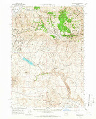 Bridgeport Oregon Historical topographic map, 1:62500 scale, 15 X 15 Minute, Year 1964