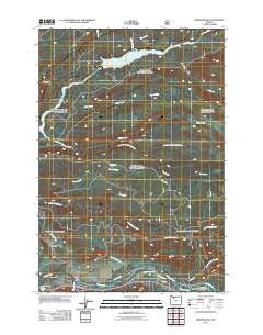 Brightwood Oregon Historical topographic map, 1:24000 scale, 7.5 X 7.5 Minute, Year 2011