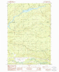 Brightwood Oregon Historical topographic map, 1:24000 scale, 7.5 X 7.5 Minute, Year 1986