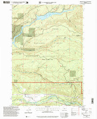 Brightwood Oregon Historical topographic map, 1:24000 scale, 7.5 X 7.5 Minute, Year 1997