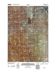 Brogan Oregon Historical topographic map, 1:24000 scale, 7.5 X 7.5 Minute, Year 2011