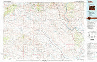 Brogan Oregon Historical topographic map, 1:100000 scale, 30 X 60 Minute, Year 1980