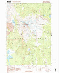 Broken Top Oregon Historical topographic map, 1:24000 scale, 7.5 X 7.5 Minute, Year 1988