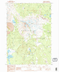 Broken Top Oregon Historical topographic map, 1:24000 scale, 7.5 X 7.5 Minute, Year 1988
