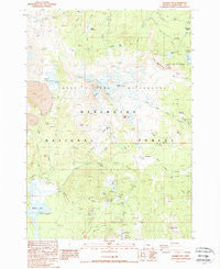 Broken Top Oregon Historical topographic map, 1:24000 scale, 7.5 X 7.5 Minute, Year 1988