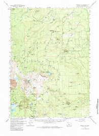 Broken Top Oregon Historical topographic map, 1:62500 scale, 15 X 15 Minute, Year 1959