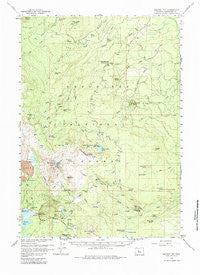 Broken Top Oregon Historical topographic map, 1:62500 scale, 15 X 15 Minute, Year 1959