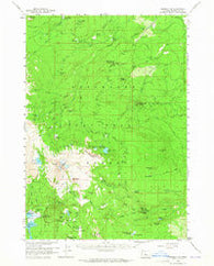 Broken Top Oregon Historical topographic map, 1:62500 scale, 15 X 15 Minute, Year 1959