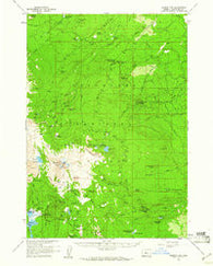 Broken Top Oregon Historical topographic map, 1:62500 scale, 15 X 15 Minute, Year 1959