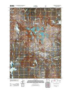 Broken Top Oregon Historical topographic map, 1:24000 scale, 7.5 X 7.5 Minute, Year 2011