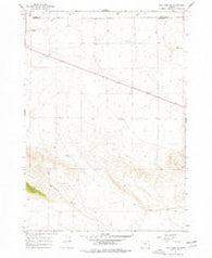 Brothers SW Oregon Historical topographic map, 1:24000 scale, 7.5 X 7.5 Minute, Year 1967