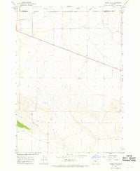 Brothers SW Oregon Historical topographic map, 1:24000 scale, 7.5 X 7.5 Minute, Year 1967