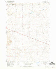 Brothers Oregon Historical topographic map, 1:24000 scale, 7.5 X 7.5 Minute, Year 1967