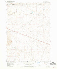 Brothers Oregon Historical topographic map, 1:24000 scale, 7.5 X 7.5 Minute, Year 1967