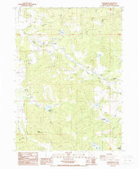 Brownsboro Oregon Historical topographic map, 1:24000 scale, 7.5 X 7.5 Minute, Year 1988