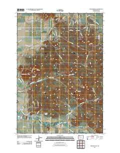 Brownsville Oregon Historical topographic map, 1:24000 scale, 7.5 X 7.5 Minute, Year 2011