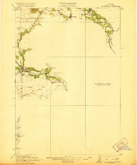 Brownsville Oregon Historical topographic map, 1:62500 scale, 15 X 15 Minute, Year 1921