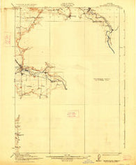 Brownsville Oregon Historical topographic map, 1:62500 scale, 15 X 15 Minute, Year 1921