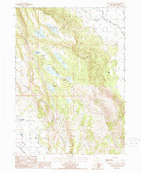 Bryant Mountain Oregon Historical topographic map, 1:24000 scale, 7.5 X 7.5 Minute, Year 1988