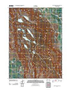 Bryant Mountain Oregon Historical topographic map, 1:24000 scale, 7.5 X 7.5 Minute, Year 2011