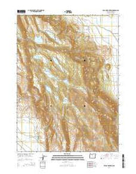 Bryant Mountain Oregon Current topographic map, 1:24000 scale, 7.5 X 7.5 Minute, Year 2014
