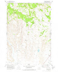 Buchanan Oregon Historical topographic map, 1:24000 scale, 7.5 X 7.5 Minute, Year 1973