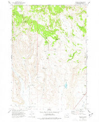 Buchanan Oregon Historical topographic map, 1:24000 scale, 7.5 X 7.5 Minute, Year 1973