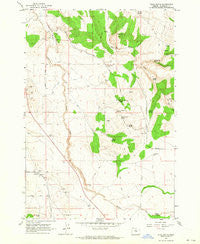 Buck Butte Oregon Historical topographic map, 1:24000 scale, 7.5 X 7.5 Minute, Year 1963
