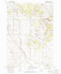 Buck Butte Oregon Historical topographic map, 1:24000 scale, 7.5 X 7.5 Minute, Year 1985