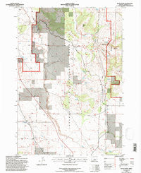 Buck Butte Oregon Historical topographic map, 1:24000 scale, 7.5 X 7.5 Minute, Year 1992