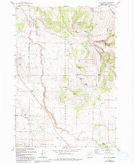 Buck Butte Oregon Historical topographic map, 1:24000 scale, 7.5 X 7.5 Minute, Year 1985
