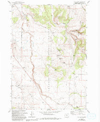 Buck Butte Oregon Historical topographic map, 1:24000 scale, 7.5 X 7.5 Minute, Year 1985